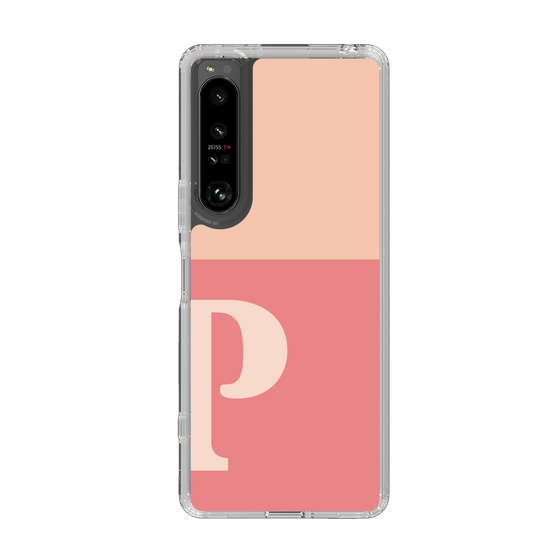 Slim Protection Case［ Original - initial two tone - P pink ］