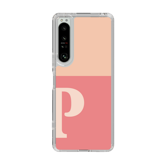Slim Protection Case［ Original - initial two tone - P pink ］