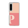 Slim Protection Case［ Original - initial two tone - P pink ］