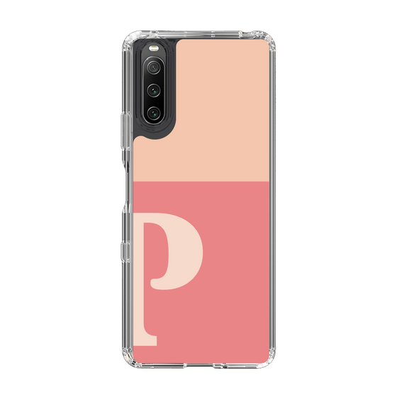 Slim Protection Case［ Original - initial two tone - P pink ］