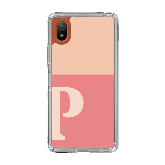 Slim Protection Case［ Original - initial two tone - P pink ］
