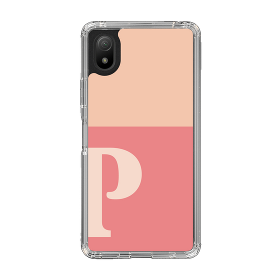 Slim Protection Case［ Original - initial two tone - P pink ］