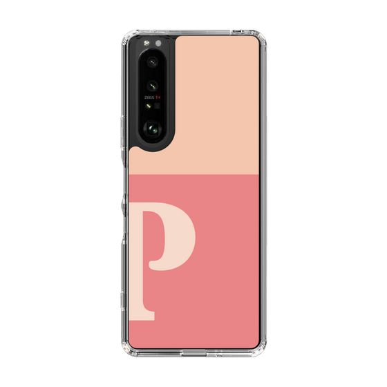 Slim Protection Case［ Original - initial two tone - P pink ］