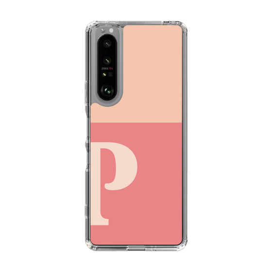 Slim Protection Case［ Original - initial two tone - P pink ］