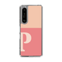 Slim Protection Case［ Original - initial two tone - P pink ］