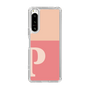 Slim Protection Case［ Original - initial two tone - P pink ］