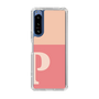 Slim Protection Case［ Original - initial two tone - P pink ］