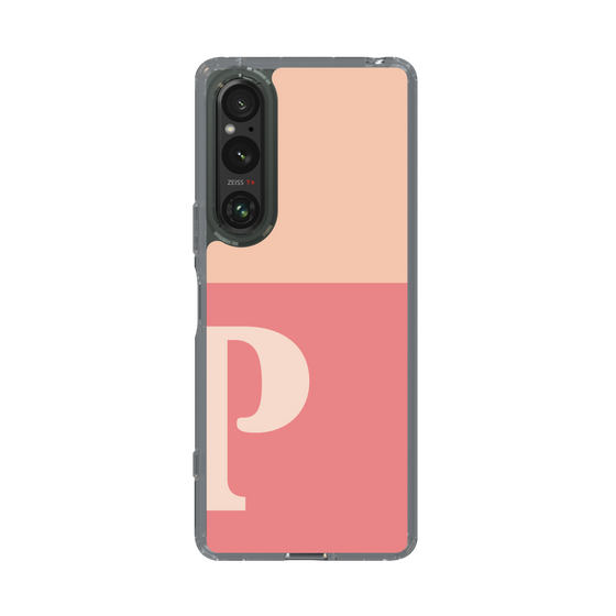 Slim Protection Case［ Original - initial two tone - P pink ］