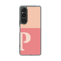 Slim Protection Case［ Original - initial two tone - P pink ］