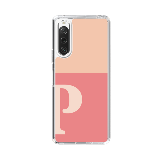 Slim Protection Case［ Original - initial two tone - P pink ］
