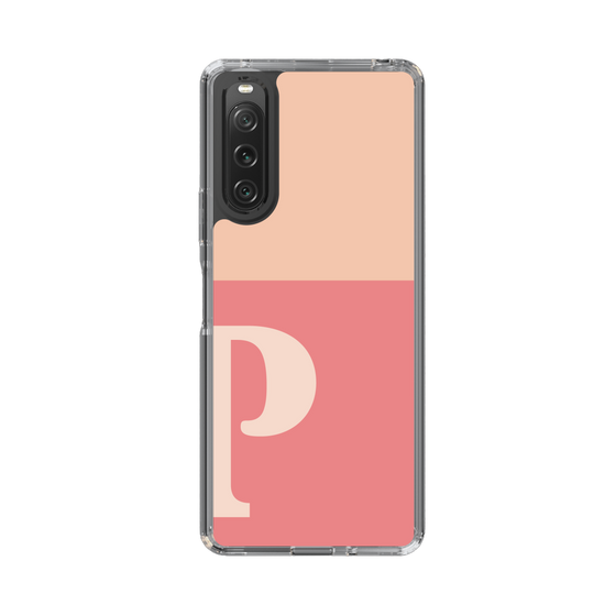 Slim Protection Case［ Original - initial two tone - P pink ］