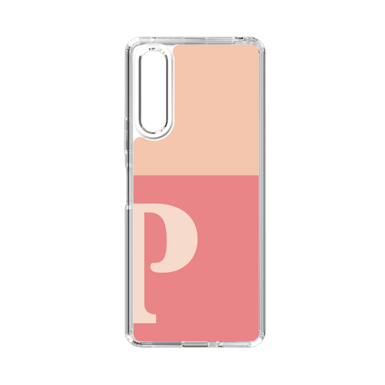 Slim Protection Case［ Original - initial two tone - P pink ］