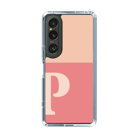 Slim Protection Case［ Original - initial two tone - P pink ］