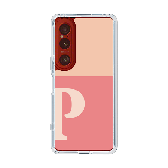 Slim Protection Case［ Original - initial two tone - P pink ］