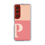 Slim Protection Case［ Original - initial two tone - P pink ］