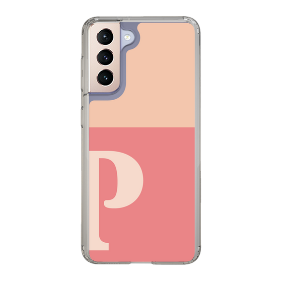 Slim Protection Case［ Original - initial two tone - P pink ］