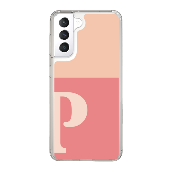 Slim Protection Case［ Original - initial two tone - P pink ］