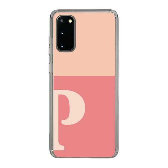 Slim Protection Case［ Original - initial two tone - P pink ］