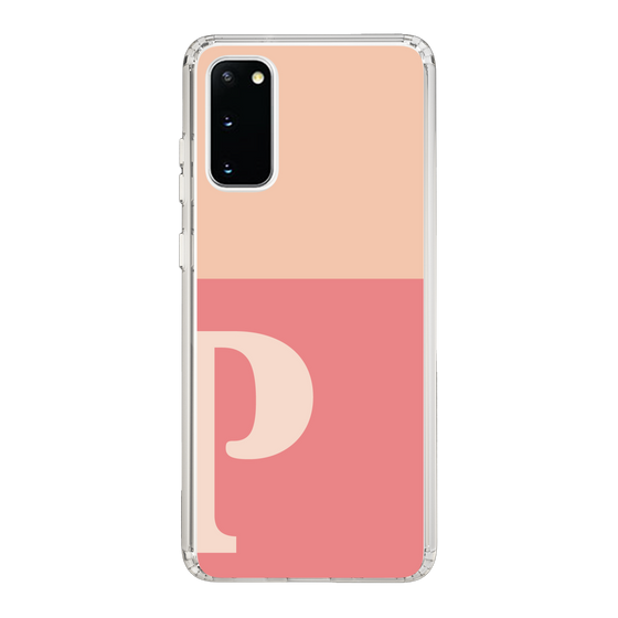 Slim Protection Case［ Original - initial two tone - P pink ］