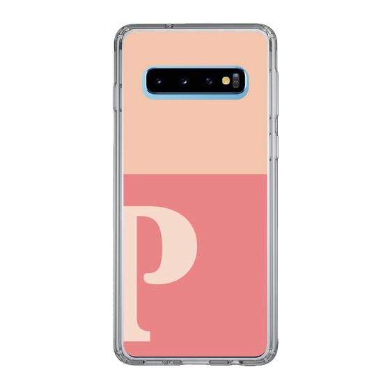 Slim Protection Case［ Original - initial two tone - P pink ］
