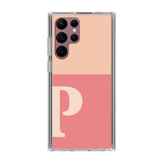 Slim Protection Case［ Original - initial two tone - P pink ］