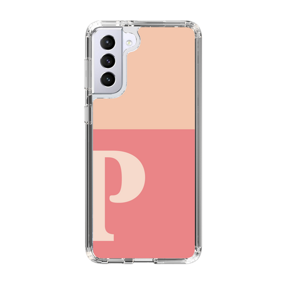 Slim Protection Case［ Original - initial two tone - P pink ］