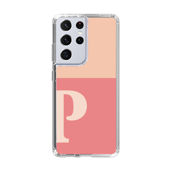 Slim Protection Case［ Original - initial two tone - P pink ］