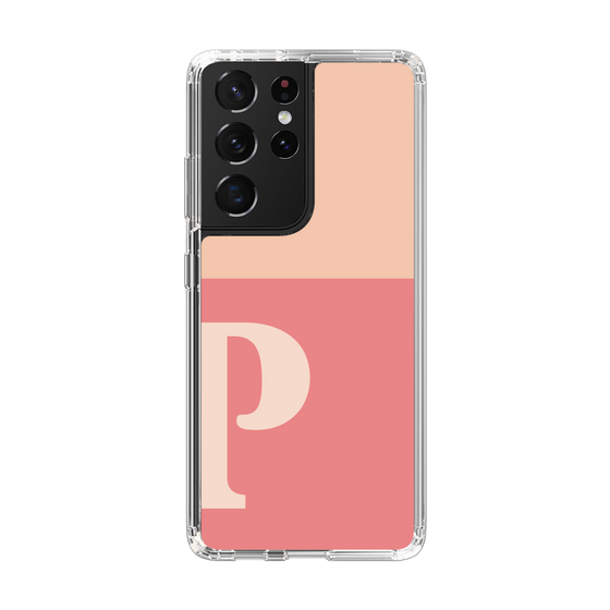 Slim Protection Case［ Original - initial two tone - P pink ］