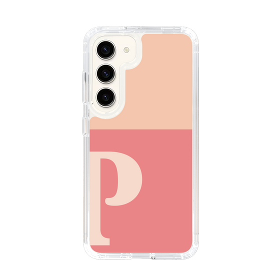 Slim Protection Case［ Original - initial two tone - P pink ］