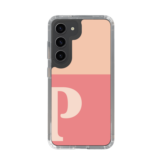 Slim Protection Case［ Original - initial two tone - P pink ］