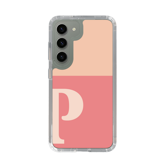 Slim Protection Case［ Original - initial two tone - P pink ］