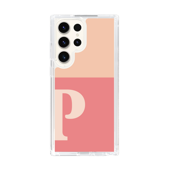 Slim Protection Case［ Original - initial two tone - P pink ］