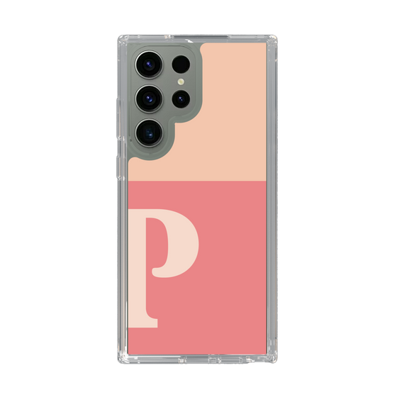 Slim Protection Case［ Original - initial two tone - P pink ］