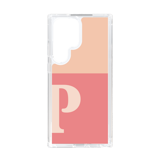 Slim Protection Case［ Original - initial two tone - P pink ］