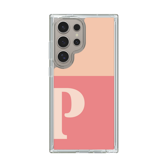 Slim Protection Case［ Original - initial two tone - P pink ］