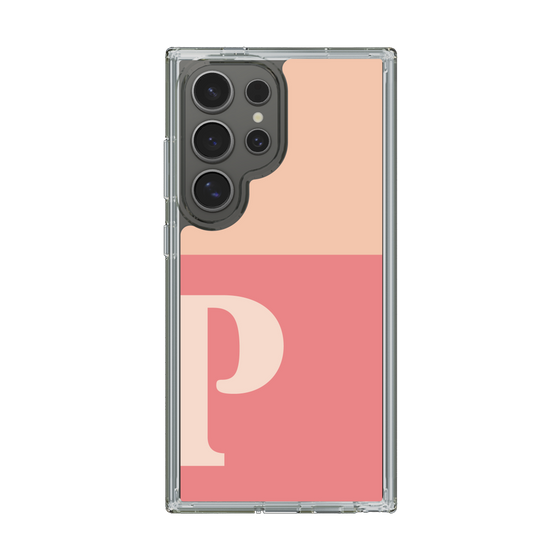 Slim Protection Case［ Original - initial two tone - P pink ］