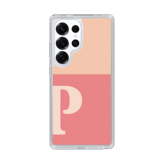 Slim Protection Case［ Original - initial two tone - P pink ］