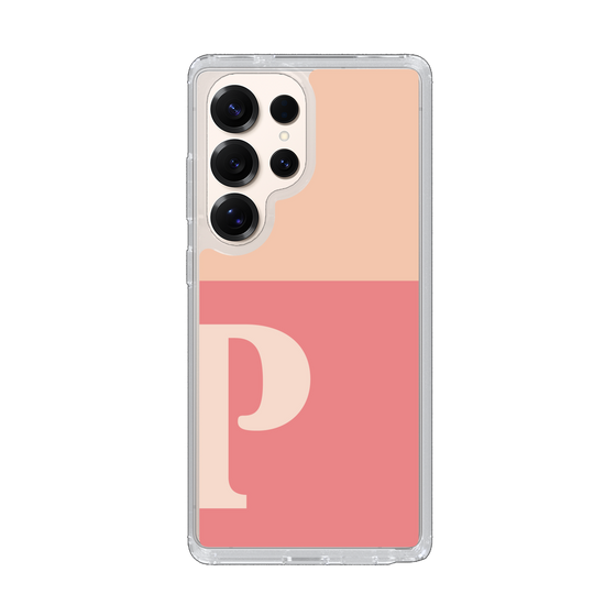 Slim Protection Case［ Original - initial two tone - P pink ］