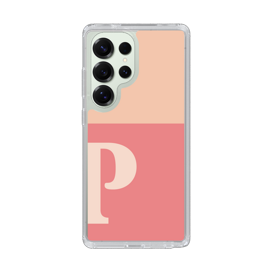 Slim Protection Case［ Original - initial two tone - P pink ］