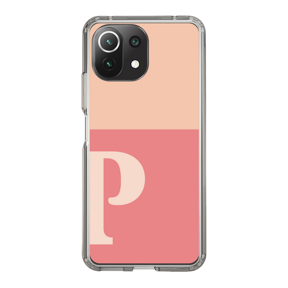 Slim Protection Case［ Original - initial two tone - P pink ］