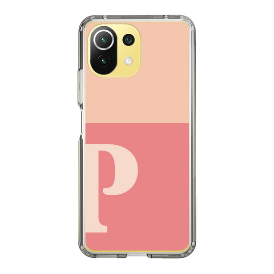 Slim Protection Case［ Original - initial two tone - P pink ］