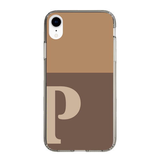Slim Protection Case［ Original - initial two tone - P brown ］