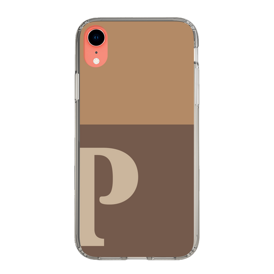 Slim Protection Case［ Original - initial two tone - P brown ］