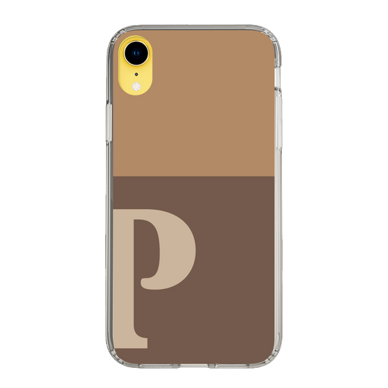Slim Protection Case［ Original - initial two tone - P brown ］