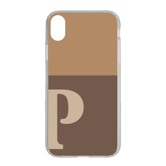 Slim Protection Case［ Original - initial two tone - P brown ］