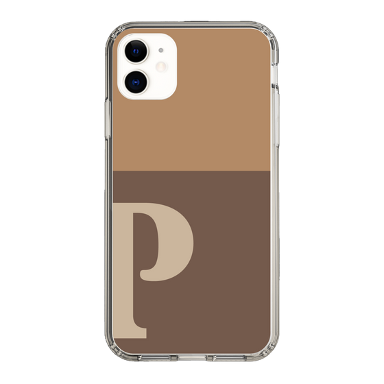Slim Protection Case［ Original - initial two tone - P brown ］