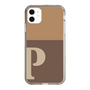 Slim Protection Case［ Original - initial two tone - P brown ］