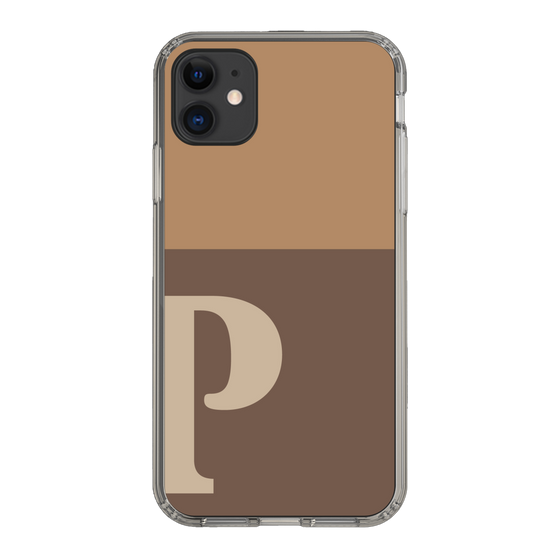 Slim Protection Case［ Original - initial two tone - P brown ］