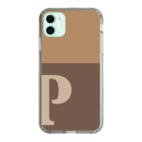 Slim Protection Case［ Original - initial two tone - P brown ］