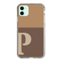 Slim Protection Case［ Original - initial two tone - P brown ］